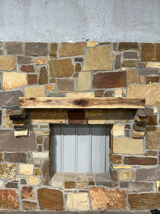 Walnut Fireplace Mantel