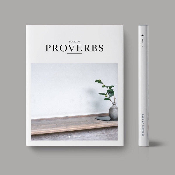 Alabaster Co - The Book of Proverbs: $39 - Softcover / King James Version (KJV)