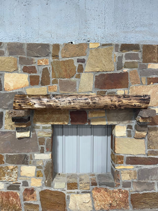 Live Edge Walnut Fireplace Mantel LEM-787