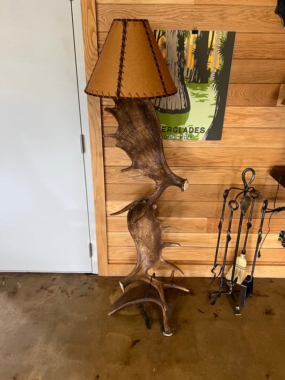 Moose Antler Floor Lamp