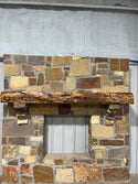 Live Edge Bois D' Arc Fireplace Mantel