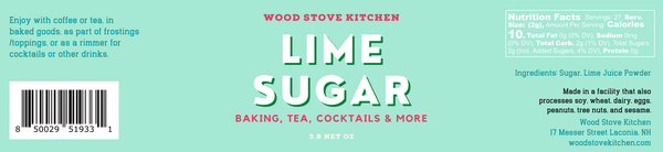 Wood Stove Kitchen - Lime Sugar, 3.8 Net Oz