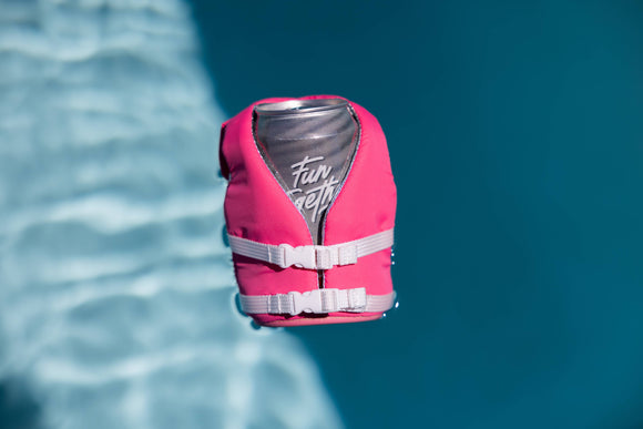 Puffin Drinkwear - Insulated 12 oz Can Cooler - The Buoy - Party Pink