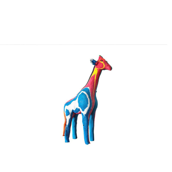 Ocean Sole - Reticulated Giraffe Sculpture from Recycled Flip-Flops: Large
