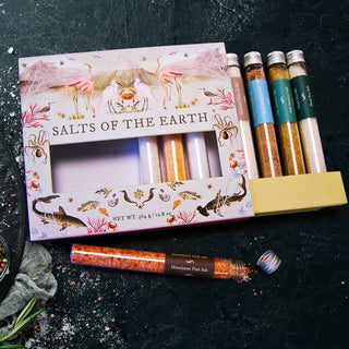 The African Home Goods - Salts of the Earth | Exotic Salt Collection from Around the Globe | 8-Pack Gift Set