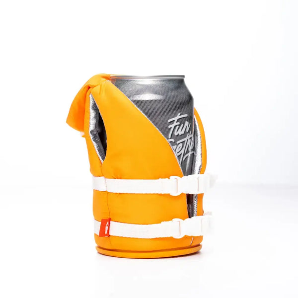 Puffin Drinkwear - The Buoy - Insulated 12 oz Can Cooler - Apricot