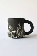 Melville Ceramics - Cactus House Mug: Orange + Black