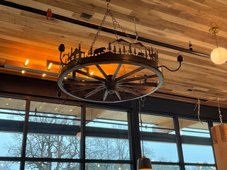 Wagon Wheel Chandelier