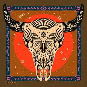 Land & She - Bison Skull and the Cosmic Canyon: 8x8