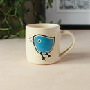 Susan Stone Design - Bird wee Mug: Blue-1