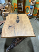 Live Edge Post Oak Slab-1