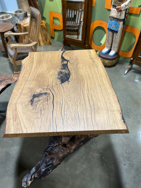 Live Edge Post Oak Slab