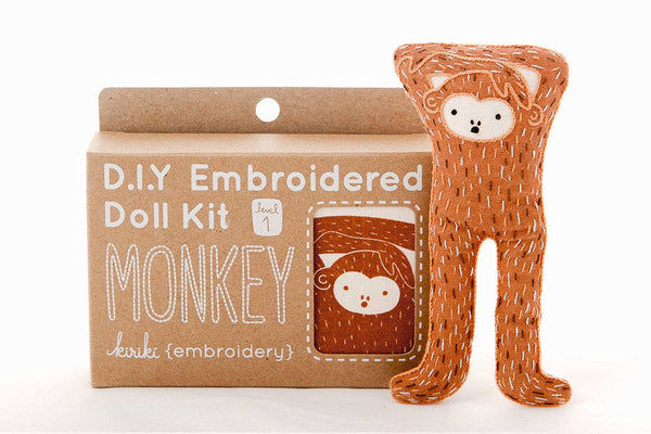 Kiriki Press - Monkey - Embroidery Kit