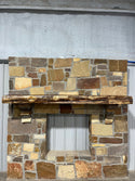 Live Edge Bois D' Arc Fireplace Mantel