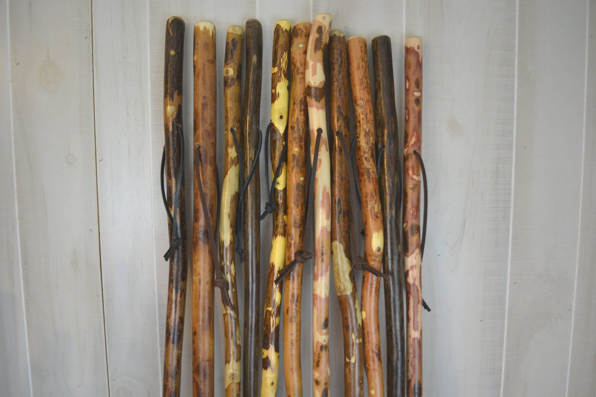 Mountain Man Walking Stick, Dark Wood Walking Stick 60 tall Mountain Man Walking Stick, Dark Wood Walking Stick 60 tall