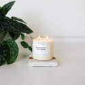 Calyan Wax Co. - Mahogany + Cashmere - Glass Tumbler Soy Candle