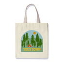 Rock Scissor Paper - Personalized City Tote Bag - Camping Tent View-1