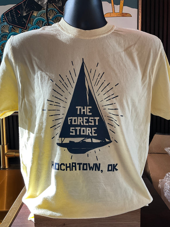 Sailboat Yellow Forest Store Shirt