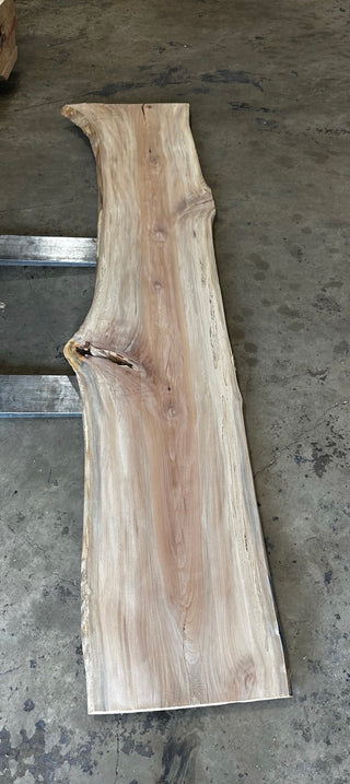 unfinished live edge wood slab