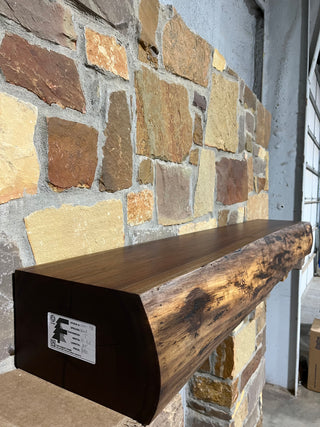 Live Edge Fireplace Mantels