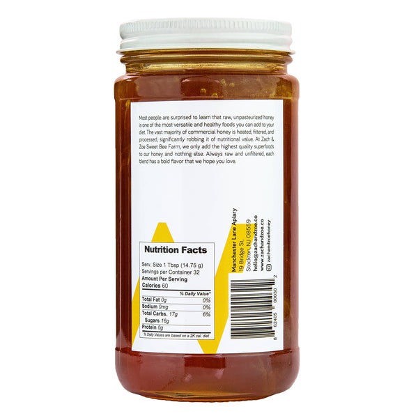 Zach & Zoe Sweet Bee Farm - Wildflower Honey 16oz