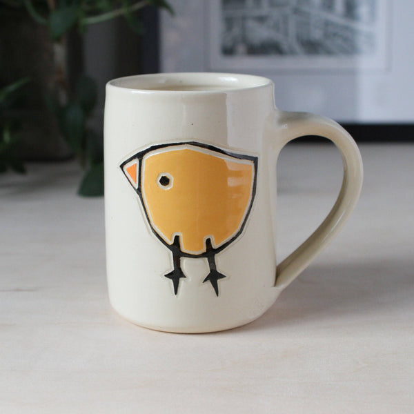 Susan Stone Design - Bird Mug: Blue