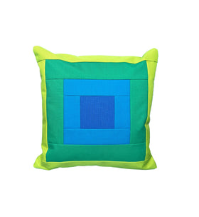 Dirtsa Studio - Outdoor Pillow Cover in "Land" Colorway: Outer Case Only