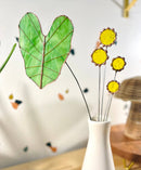 Samara Designs Studio - Glass Giant Elephant Ear Stem-3