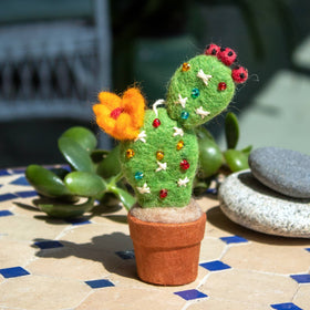 dZi Handmade - Prickly Pear Cactus Ornament - 0