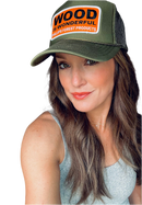 Wood Is Wonderful Olive Green Otto Trucker Hat-3