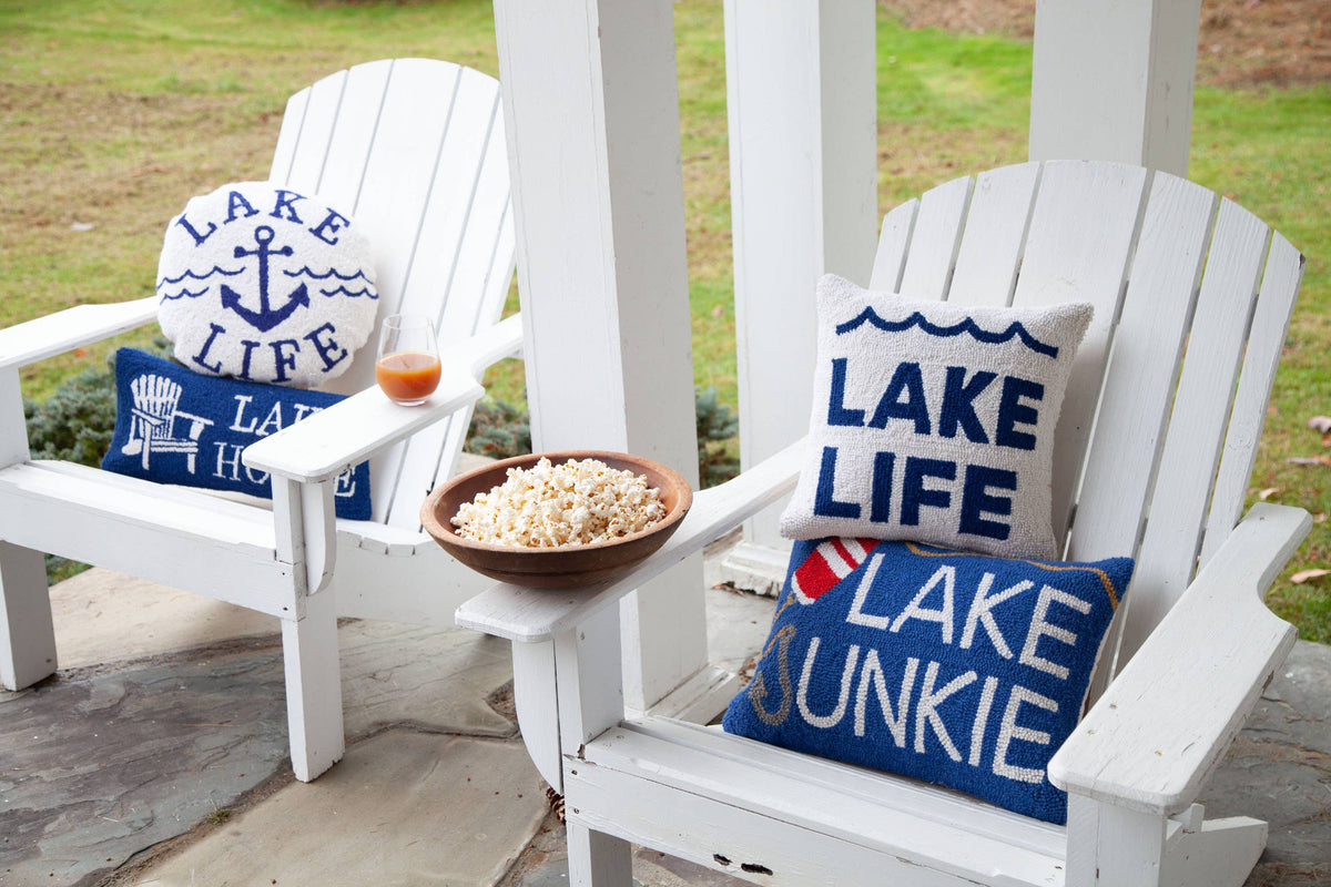 Peking Handicraft - Lake Life Hook Pillow | The Forest Store