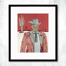 Dolan Geiman - Art Print | Cowboy Wall Art | BUTTERFLY SALESMAN: Unframed / 32 X 40-3