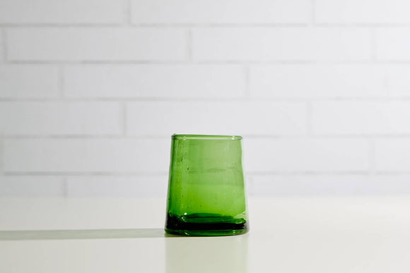Verve Culture - Moroccan Cone Glassware Small - Green