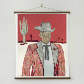 Dolan Geiman - Art Print | Cowboy Wall Art | BUTTERFLY SALESMAN: Unframed / 32 X 40 - 0