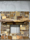 Live Edge Walnut Fireplace Mantel