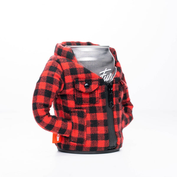 Puffin Drinkwear - The Lumberjack - Insulated 12 oz Can Cooler - Puffin Red