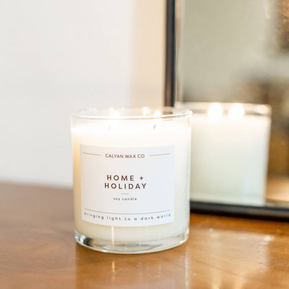 Calyan Wax Co. - Home + Holiday - Glass Tumbler Soy Candle
