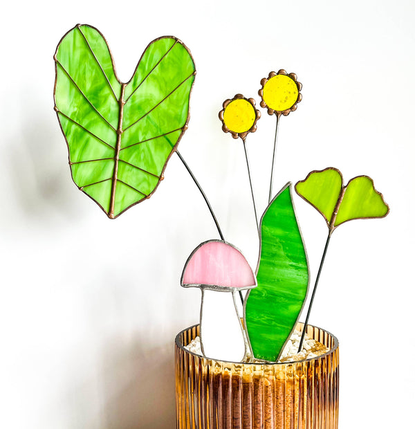 Samara Designs Studio - Glass Giant Elephant Ear Stem