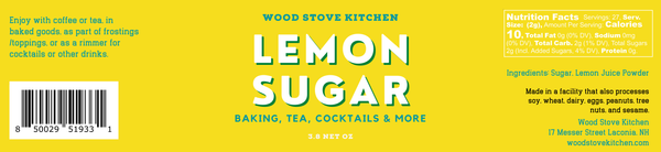 Wood Stove Kitchen - Lemon Sugar, 3.8 Net Oz