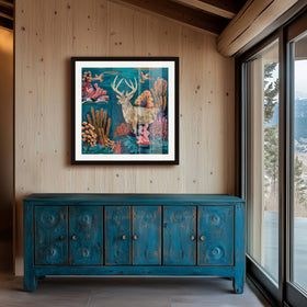 Dolan Geiman - Art Print | Deer Wall Art | BUT ONLY WHEN IT'S DUSK: Unframed / 20 x 20 - 0