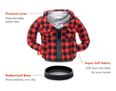 Puffin Drinkwear - The Lumberjack - Insulated 12 oz Can Cooler - Puffin Red-6