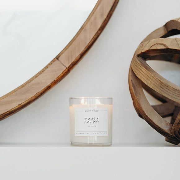 Calyan Wax Co. - Home + Holiday - Glass Tumbler Soy Candle