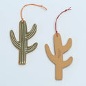 Melville Ceramics - Saguaro Ornament: Green + Black