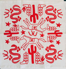 Julie Peach - Desert Red Tea Towel-2