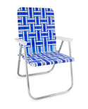 Lawn Chair USA - Blue and White Stripe Classic Lawn Chair: Classic