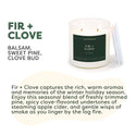 Calyan Wax Co. - Fir + Clove - Clear Glass Tumbler Soy Candle