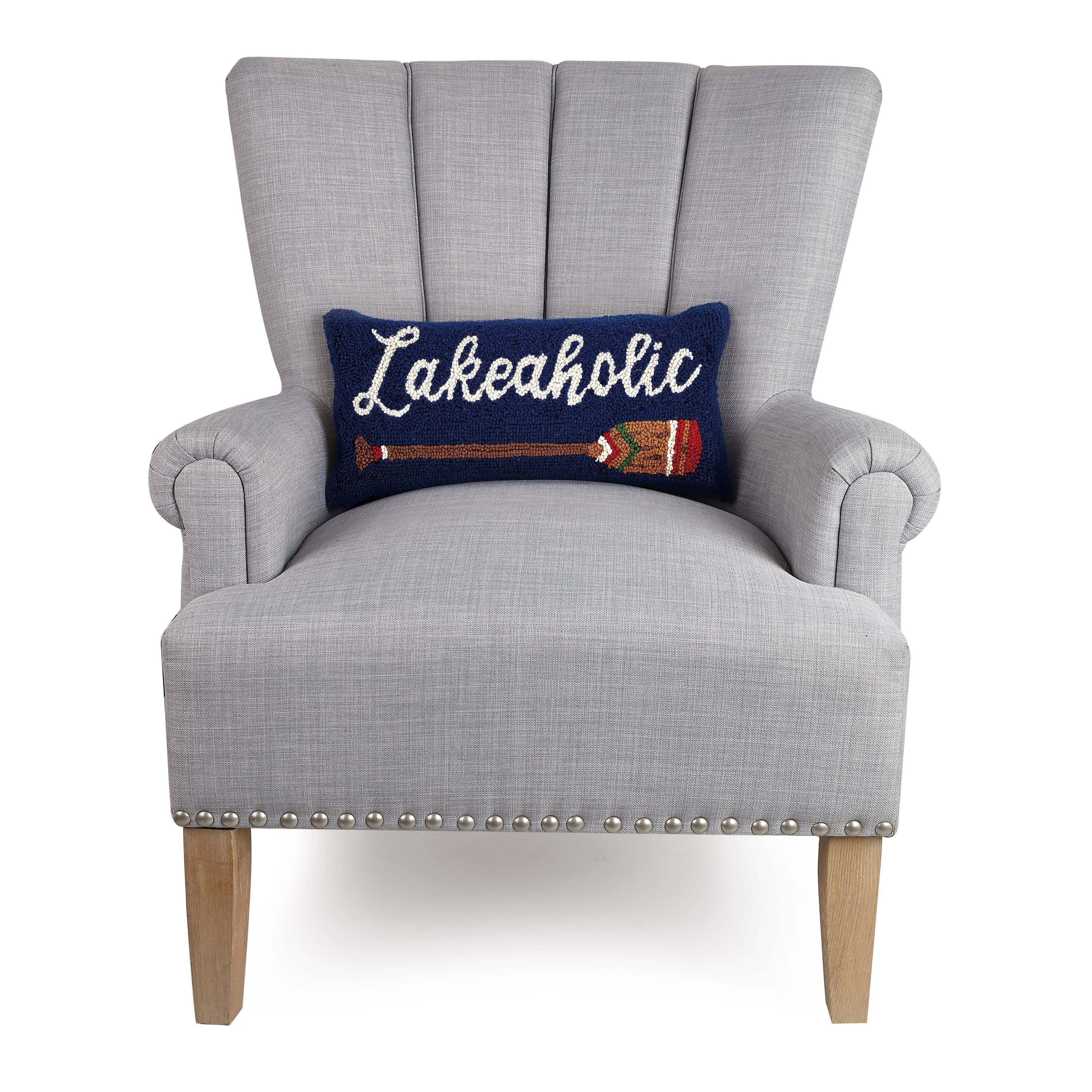 Peking Handicraft - Lakeaholic Hook Pillow - 0