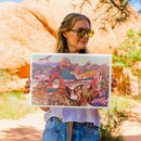 Caroline Clark - National Parks Collage: 12"x18"-1