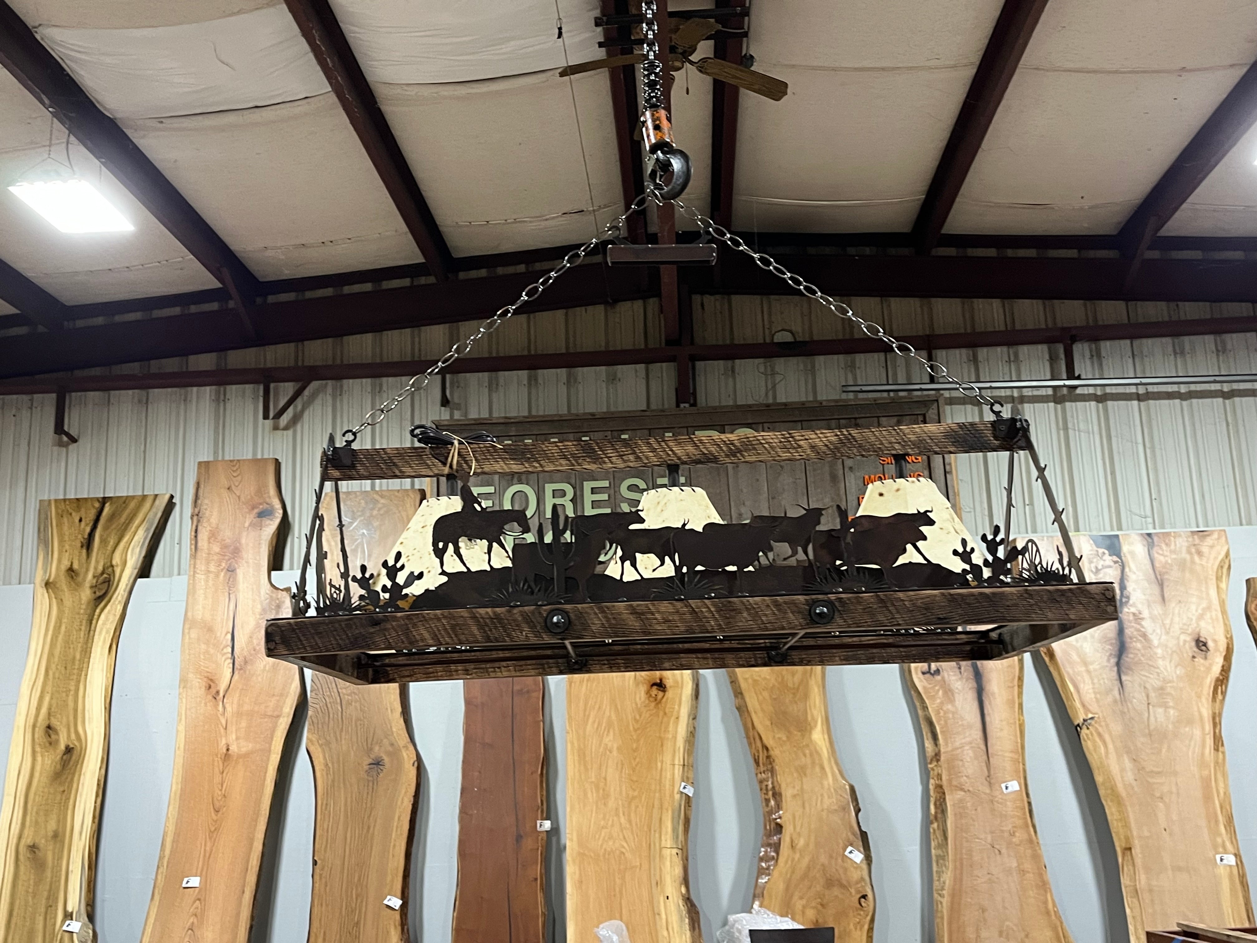 Cattle Drive Chandelier - 0