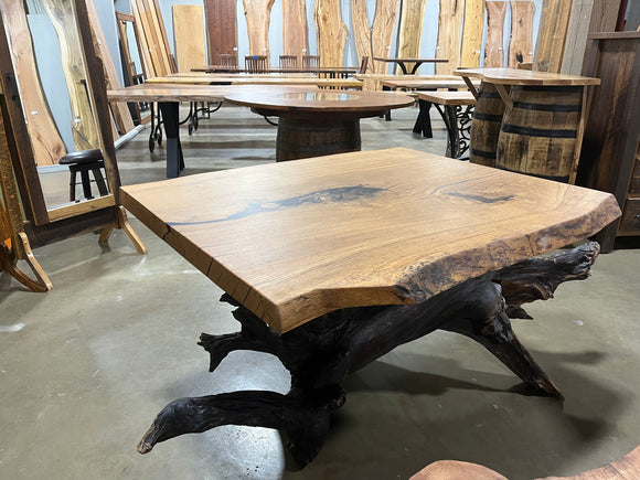 Live Edge Post Oak Slab